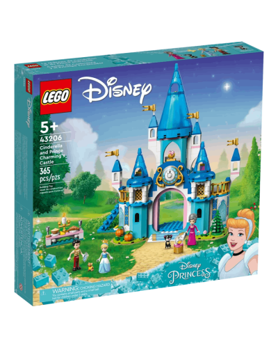 LEGO Disney Princess Cinderella and Prince Charming's Castle 43206 / 5702017154336