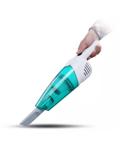 Deerma DX118C Vertikal Tozsoran – 600W, 1.2L, Simli, Ağ/Mavi