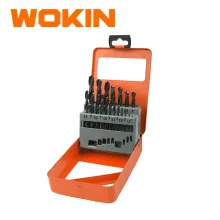 WOKIN HSS METAL QAZMA UÇLARI DƏSTİ 19 ƏDƏ 1MM-10M