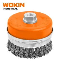 WOKIN INDUSTRIAL CANAK HURUMLU MEL FIRÇASI 100MM