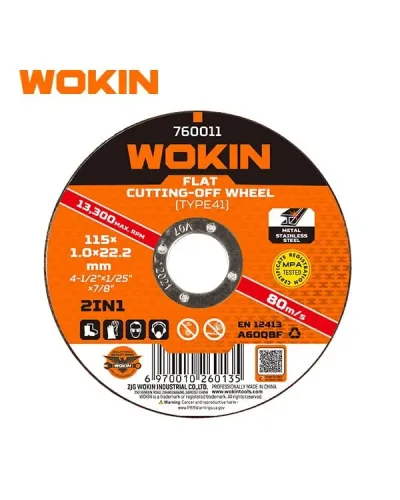 WOKIN METAL VƏ PASLANMAZ KƏSİCİ DİSK 115*1.0*22.2M