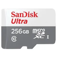 SanDisk Ultra MicroSDXC Yaddaş Kartı 256GB 100MB/s Class 10 SDSQUNR-256G-GN3MN
