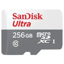 SanDisk Ultra MicroSDXC Yaddaş Kartı 256GB 100MB/s Class 10 SDSQUNR-256G-GN3MN