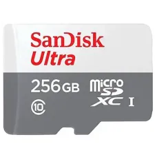 SanDisk Ultra MicroSDXC Yaddaş Kartı 256GB 100MB/s Class 10 SDSQUNR-256G-GN3MN