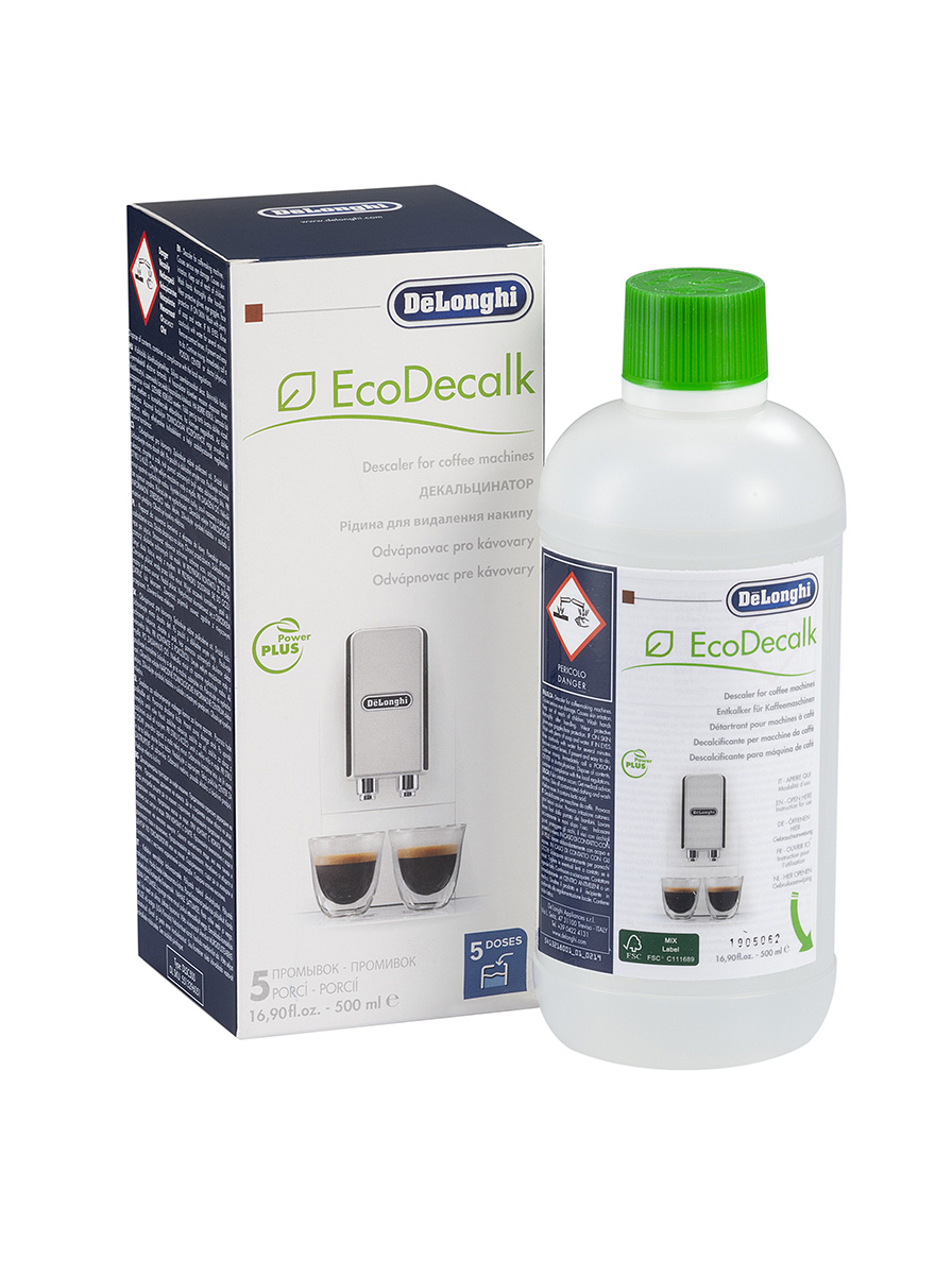 DeLonghi DLSC500 EcoDecalk Qəhvə Maşını Təmizləyici Maye 500ml Kireç Təmizləyici